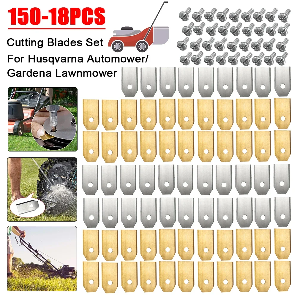 Gardening Tools Basic - 18-150PCS Stainless Steel Grass Cutter Blades