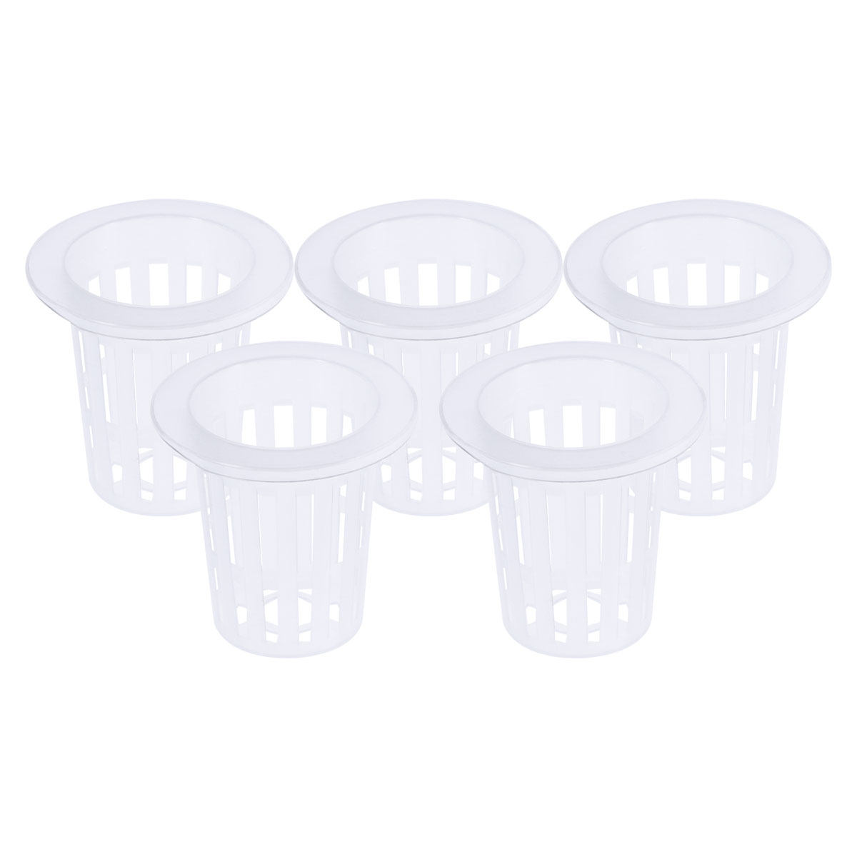 Gardening Tools Plastic - 50pcs Hydroponic Net Pots 2.5Inch Slotted