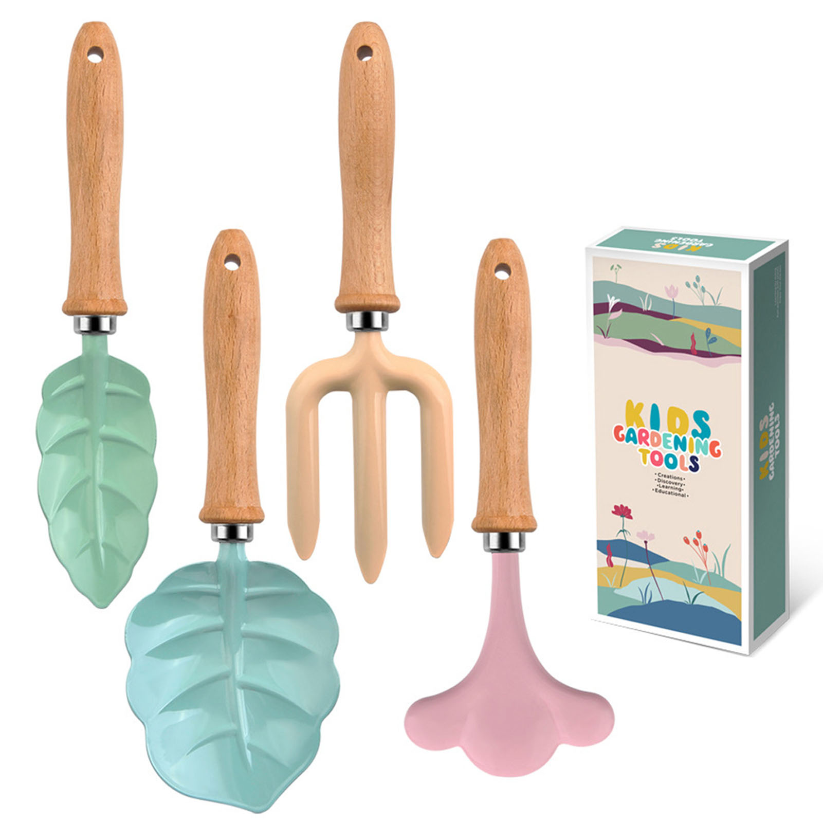 Gardening Tools For Kids - Little Gardener Tool Set Colorful Safe