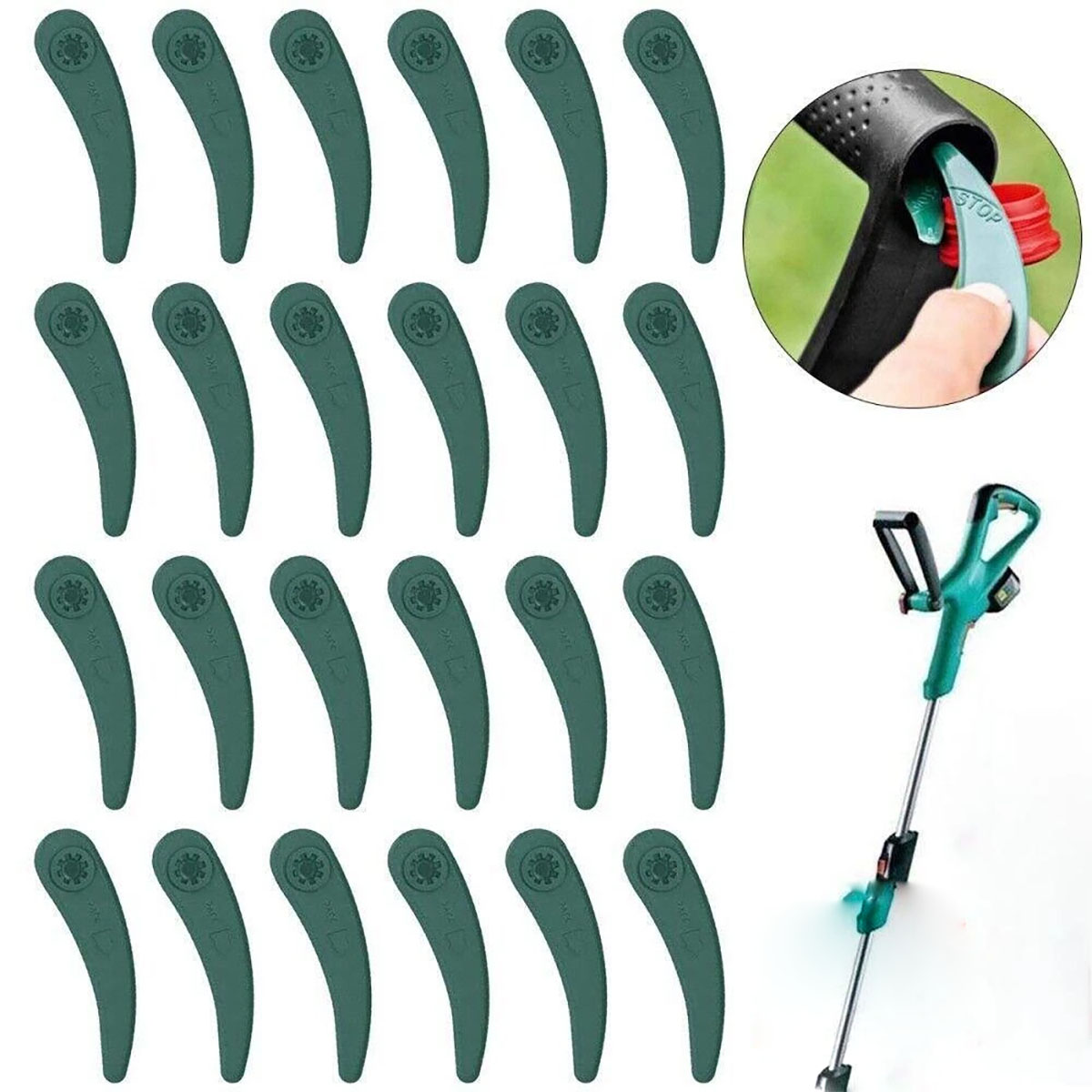 1/5/10/20/50/100Pc Green Plast - đánh giá và giá Gardening Tools Basic