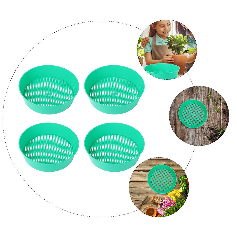 4Pcs Garden Soil Sieve Premium - đánh giá và giá Gardening Tools Plastic