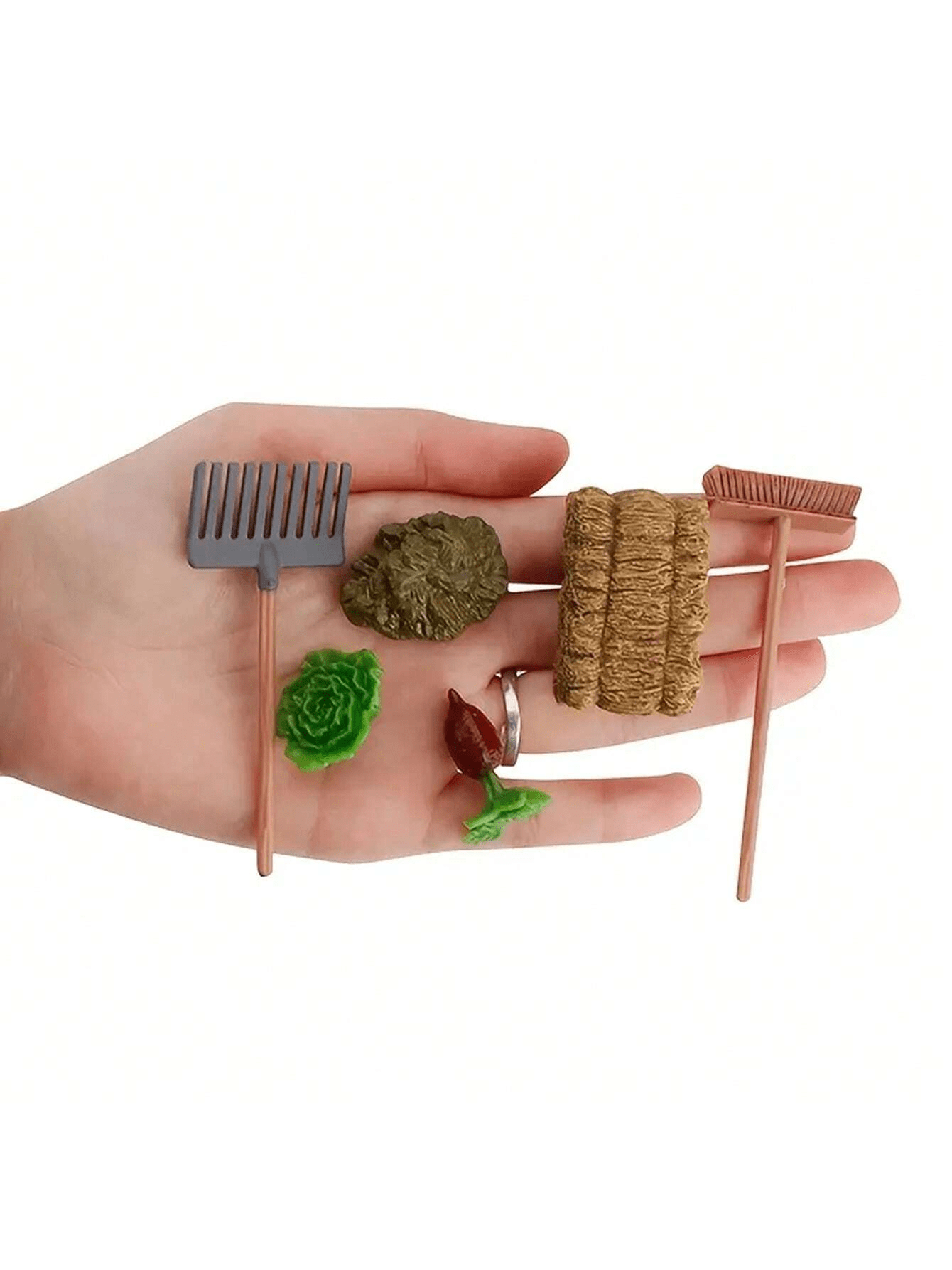 Dollhouse Miniature Farm Tools - đánh giá và giá Gardening Tools Plastic