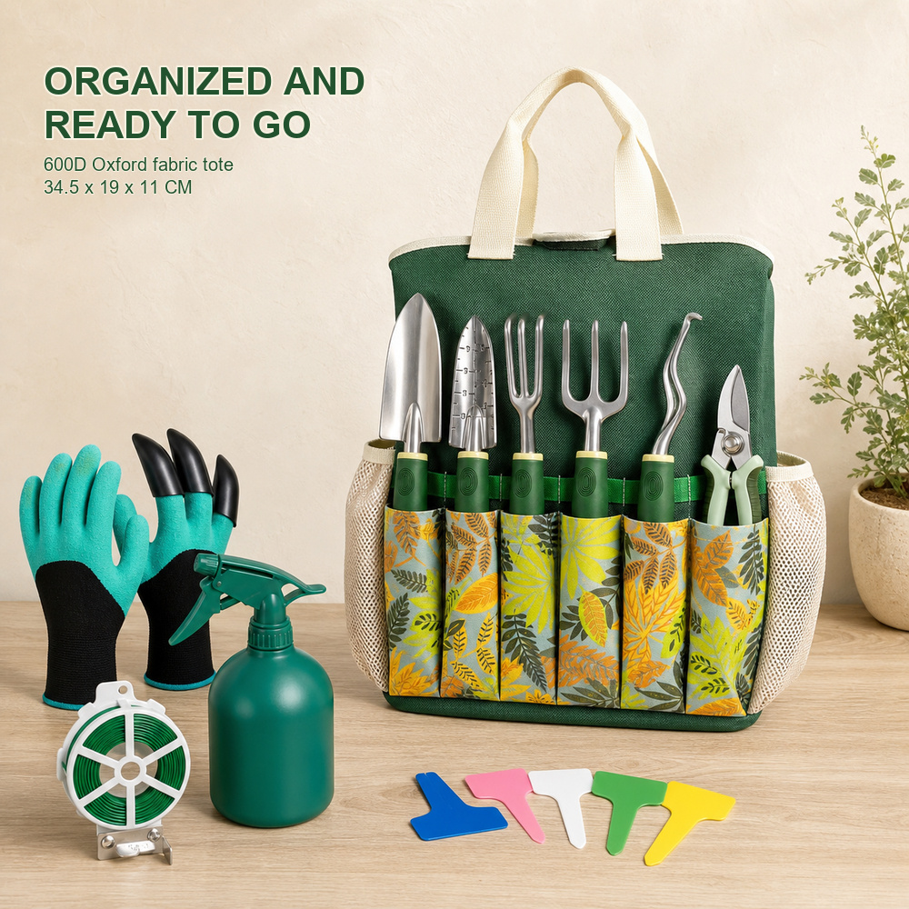 Zoe 16 Piece Garden Tool Set A - đánh giá và giá Gardening Tools Trowel