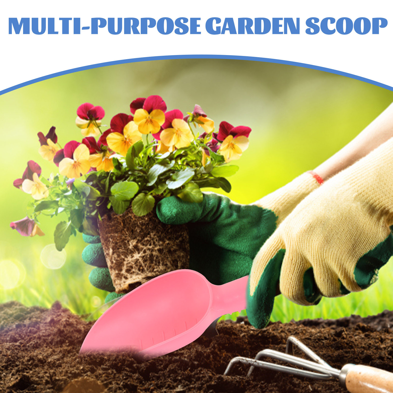 2Pcs Plastic Garden Scoop Hand - đánh giá và giá Gardening Tools Trowel