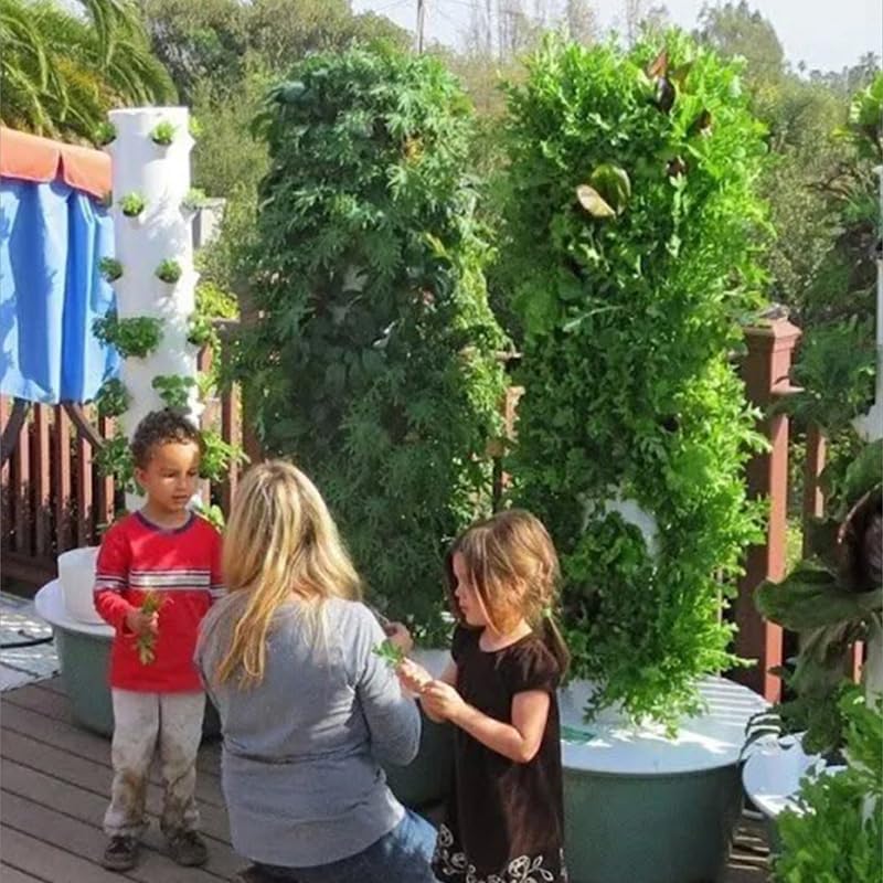 Vertical Hydroponic Grow Tower - đánh giá và giá Gardening Tools Plastic
