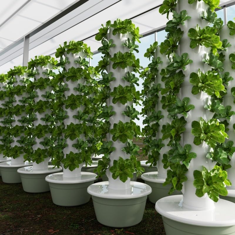Vertical Hydroponic Grow Tower - đánh giá và giá Gardening Tools Plastic